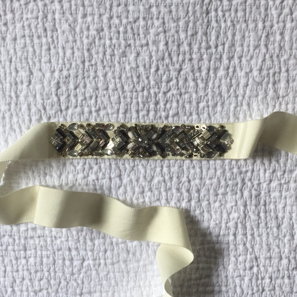 Jcrew wedding dress sash